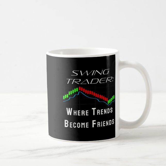 Rolig Swing Trader Handelsaktie Marknad  Kaffemugg (Höger)