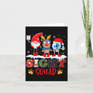 Rolig Syn Squad Gnome Ren Jul Tomte Jul Kort