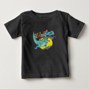 Rolig T-Rex Dinosaur Tillbaka till Skolan T Shirt