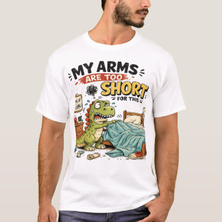 Rolig T-Rex Kort Arm Sarcastic Vuxenblivande T-Shi T Shirt