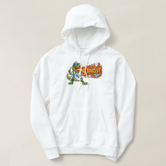 Rolig T-Rex Tandläkare Andas Eld | Tandläkarepres Hoodie