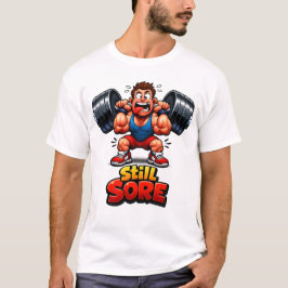 Rolig T-Shirt Design för Gymmet Bodybuilding Träni