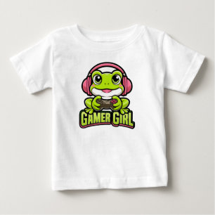 Rolig T-shirt design för kvinnliga gamers – Gaming