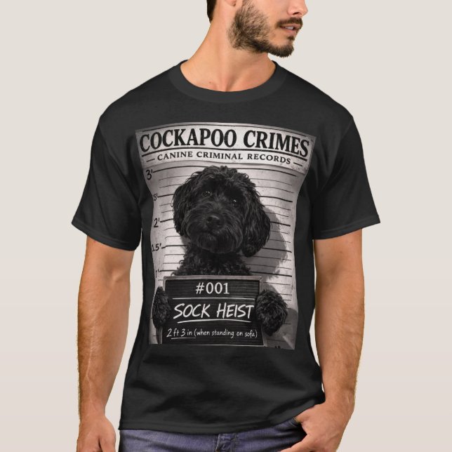 Rolig T-shirt för ägare av Cockapoo (Framsida)