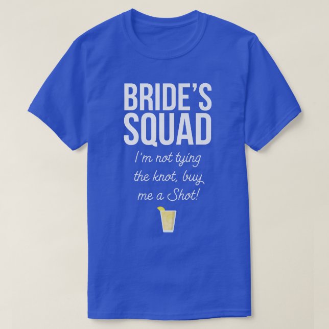 Rolig T-shirt för Brudens Sällskap Henparty (Design framsida)