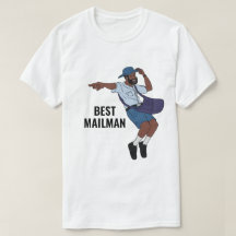 Rolig T-shirt för Dansande Postarbetare