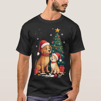 Rolig T-shirt för djurälskare till högtiden