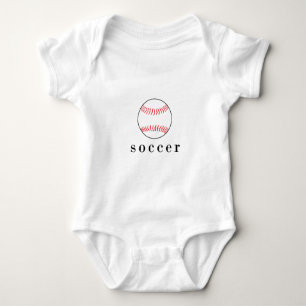 Rolig T-shirt för fotboll och baseboll