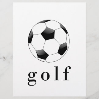 Rolig T-shirt för fotbollsgolf