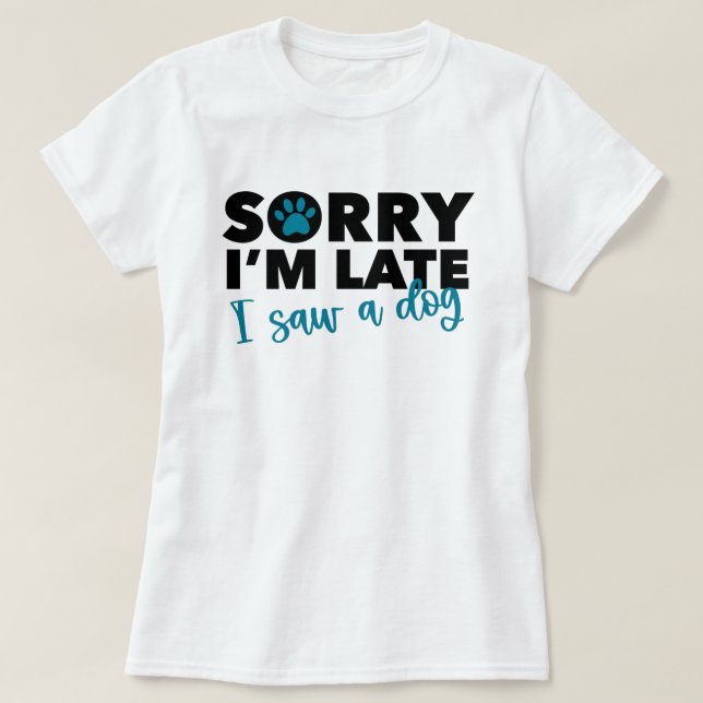 Rolig T-Shirt för hundälskare (Design framsida)