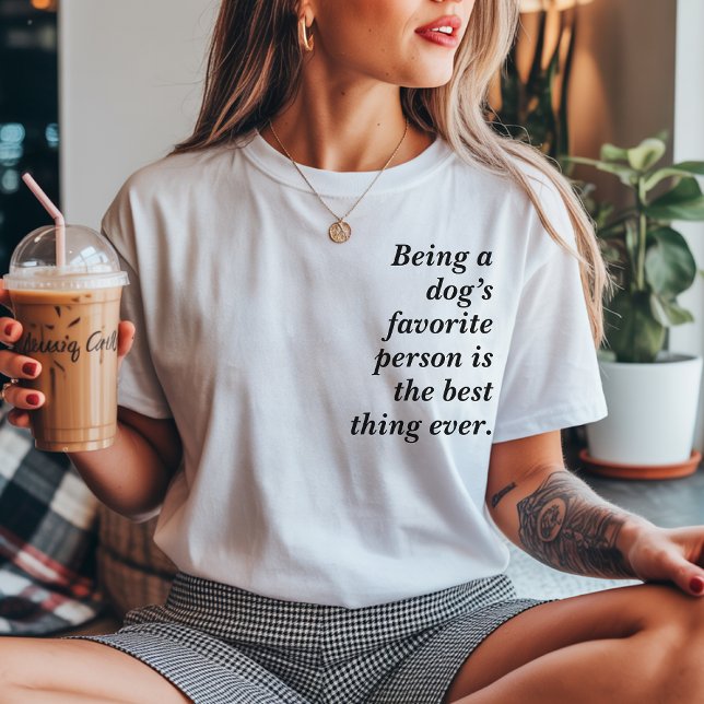 Rolig T-shirt för hundälskare – Födelsedagspresent (dog lover shirt, dog mom shirt, dog dad shirt, pet owner gift, funny dog shirt, dog quote shirt,)