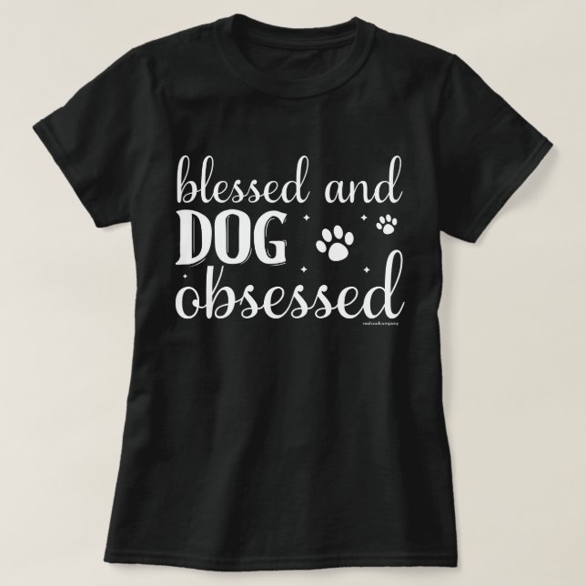 Rolig T-shirt för hundälskare - Hundhetsad (Design framsida)