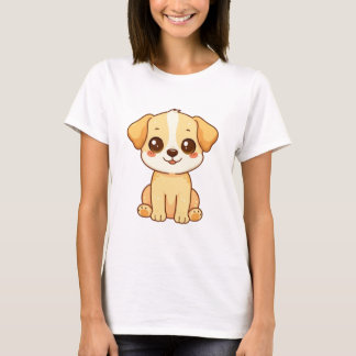 Rolig T-shirt för hundälskare Söt valp 