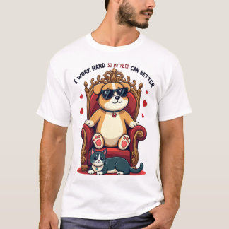 Rolig T-shirt för husdjursälskare