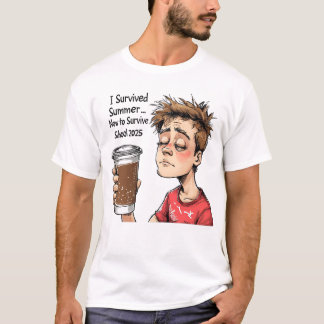 Rolig T-shirt för kaffebönor tillbaka till skolan 