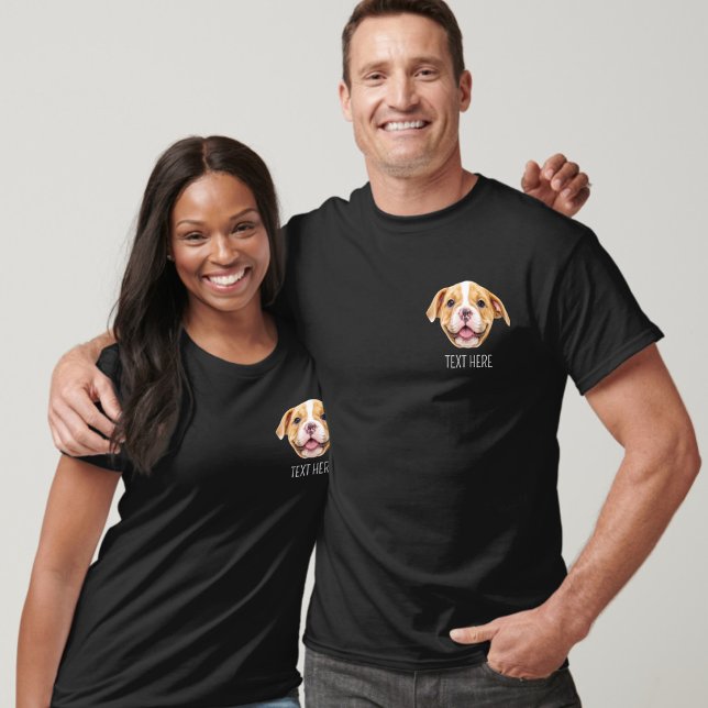 Rolig T-Shirt för Katt Hund Bebis Barn ficka Ansik (Skapare uppladdad)