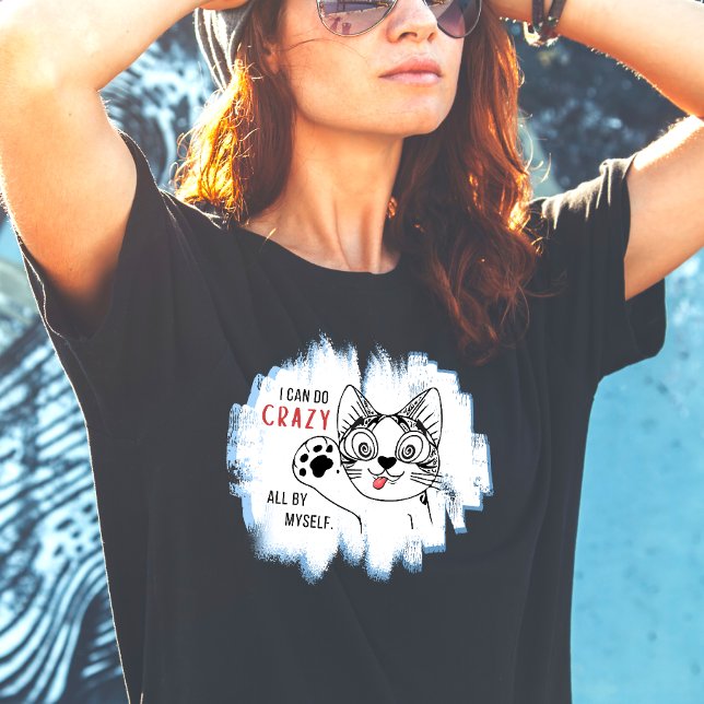 Rolig T-Shirt för Kattälskare (Skapare uppladdad)