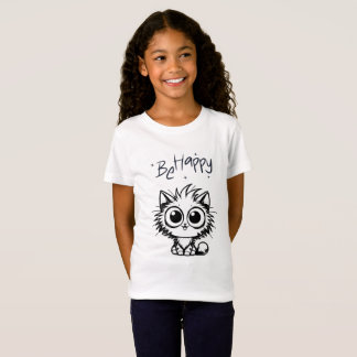 Rolig T-Shirt för Katter Barn