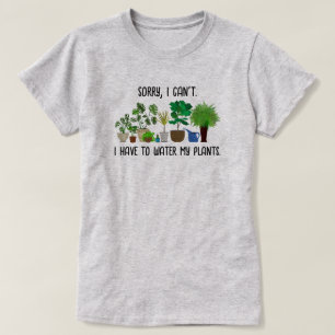 Rolig T-shirt för krukväxtälskare