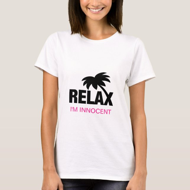 Rolig t-shirt för kvinnor med söt text (Framsida)