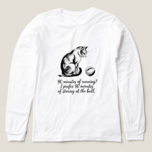 Rolig t-shirt för kvinnor som älskar katter och sp