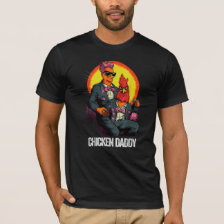 Rolig t-shirt för kycklingpappa 