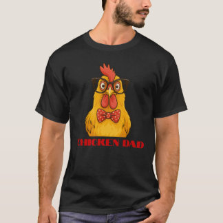 Rolig T-Shirt för Kycklingpappa – Present till sto