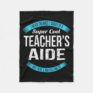 Rolig T-Shirt för lärarassistenter Skola Fleecefilt