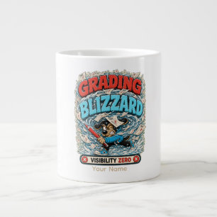 Rolig T-Shirt för Lärare med Personlig Gradering S Jumbo Mugg