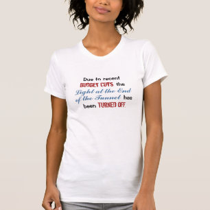 Rolig T-shirt för ljus i tunneln Röst demokraterna