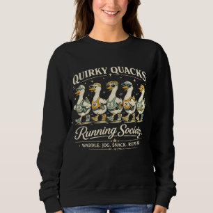 Rolig T-Shirt för Löpningssällskapet Quirky Quacks