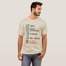 Rolig T-Shirt för Make, Pappa eller Pojkvän – Skäm