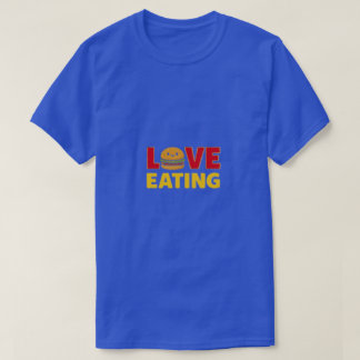 Rolig T-Shirt för Matglad Person som Älskar Hambur