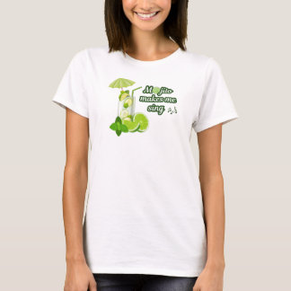 Rolig T-shirt för Mojito-älskare