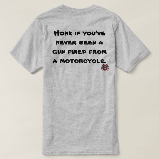 Rolig t-shirt för motorcyklist (Design baksida)