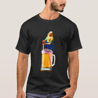 Rolig T-shirt för öl och sake Vermeer Rolig T-s