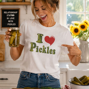 Rolig T-shirt för Pickle-älskare och Matgalna