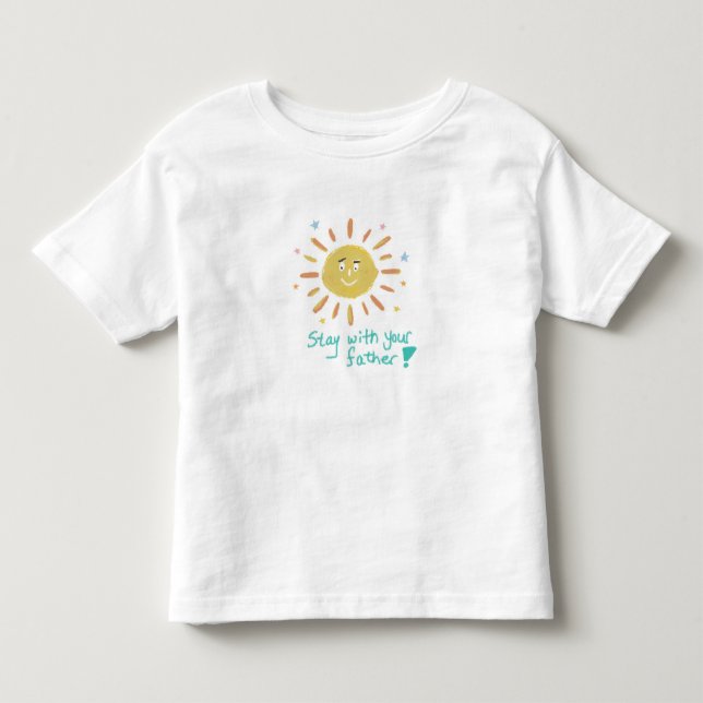 Rolig T-shirt för småbarn  (Framsida)