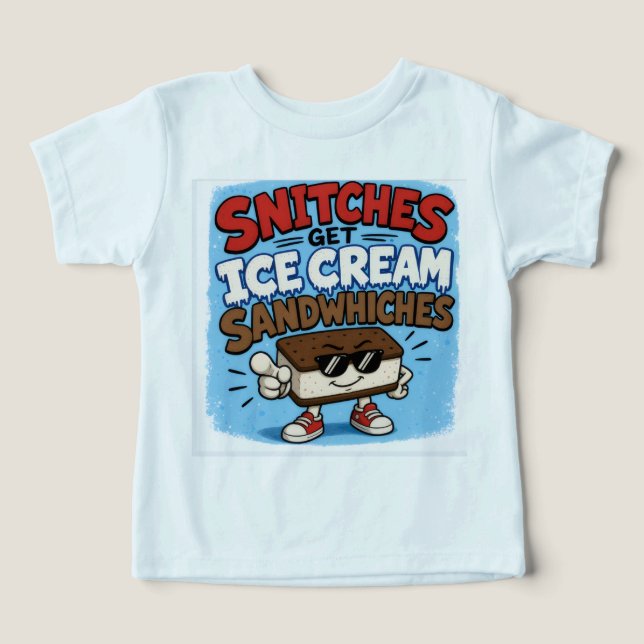 Rolig t-shirt för småbarn (Design Framsida)