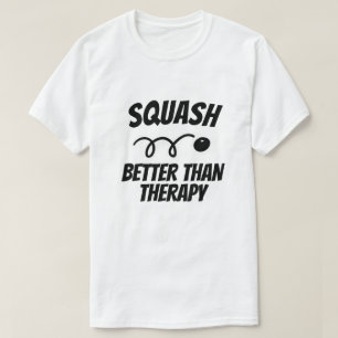 Rolig t-shirt för squashspelare eller tränare