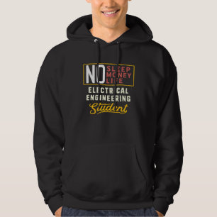 Rolig T-shirt för studenter på elingenjörsprogramm Hoodie