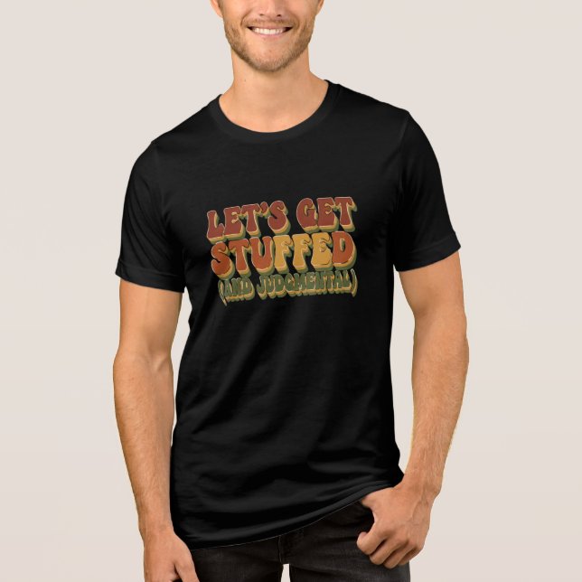 Rolig t-shirt för Thanksgiving (Framsida)