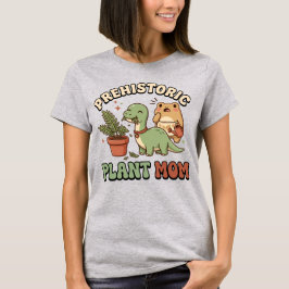 Rolig T-Shirt för Växtmamma med Dinosaurie som Äte