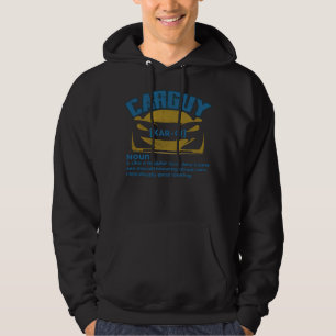 Rolig T-shirt-gåva för bilkillar Definition av bil Hoodie