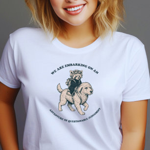 Rolig T-shirt med Äventyr med Tveksam Omdöme