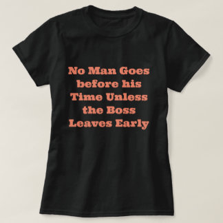 Rolig T-Shirt med Citat