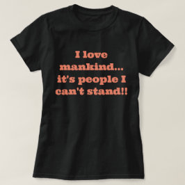 Rolig T-Shirt med Citat