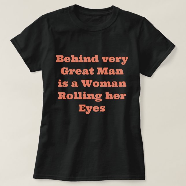Rolig T-Shirt Med Citat (Design framsida)
