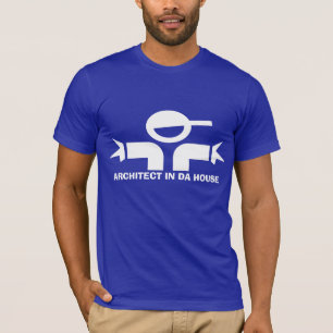 Rolig t-shirt med citat för arkitekt