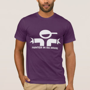 Rolig t-shirt med citat för målare